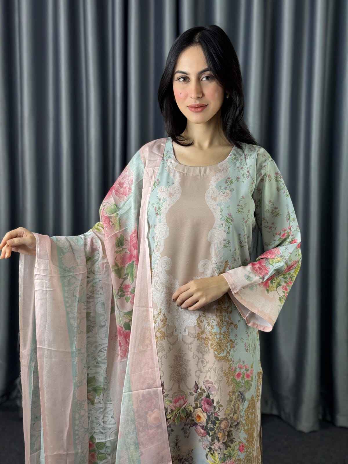 Digital Print Three Piece