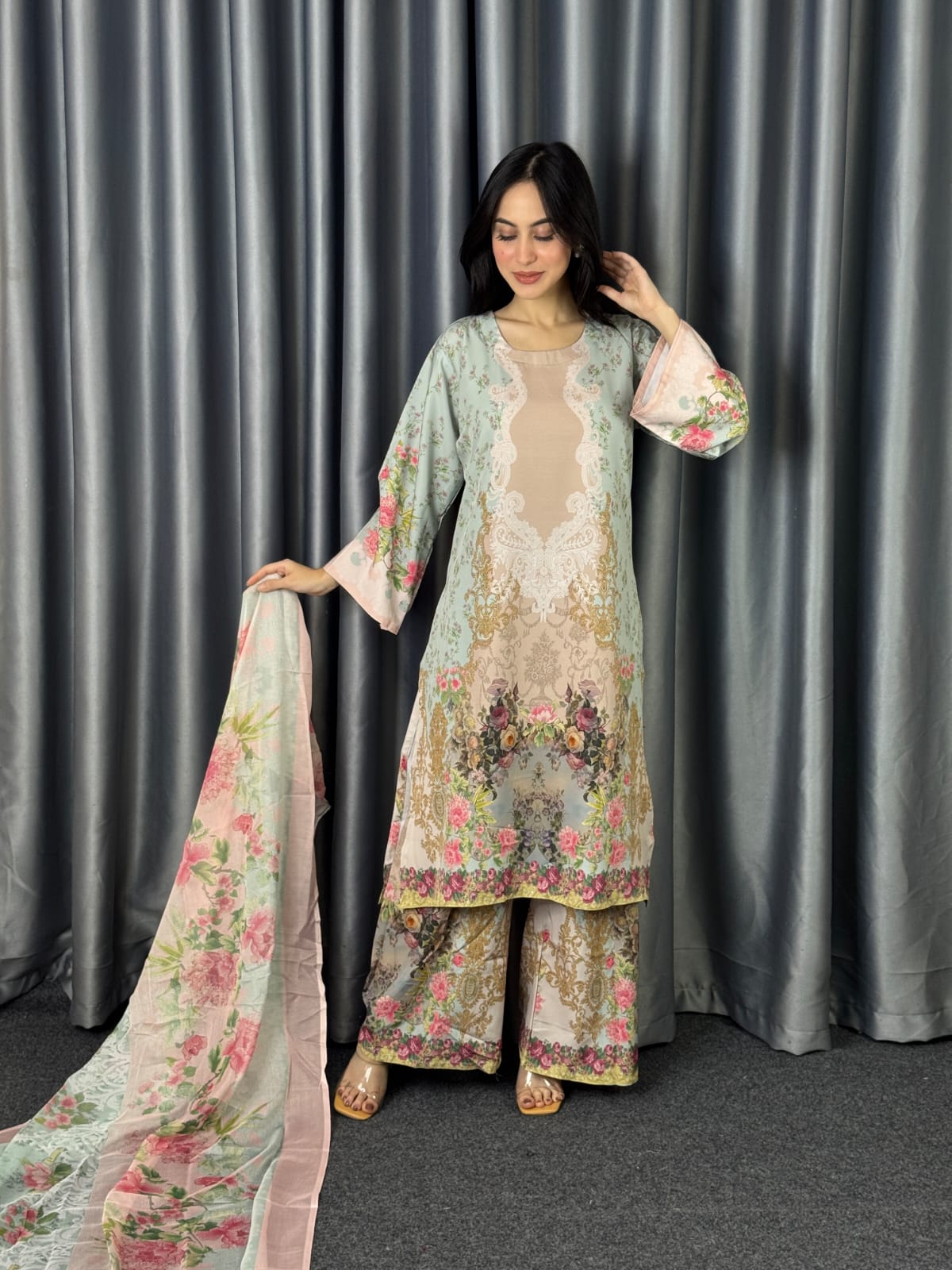 Digital Print Three Piece