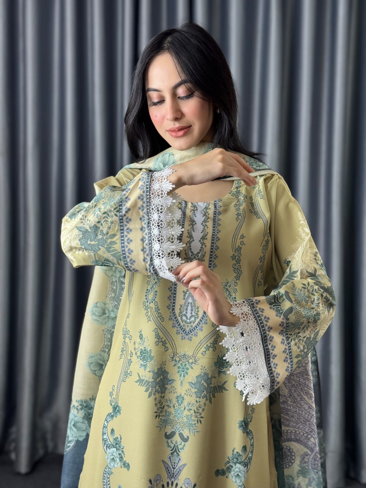 Digital Print Three Piece