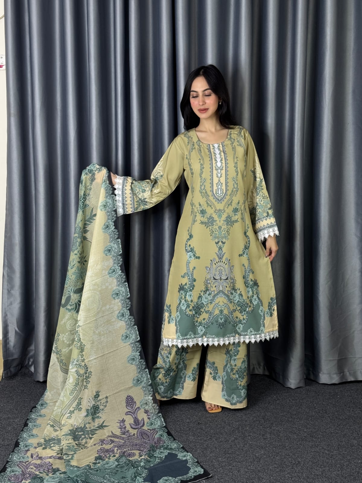 Digital Print Three Piece