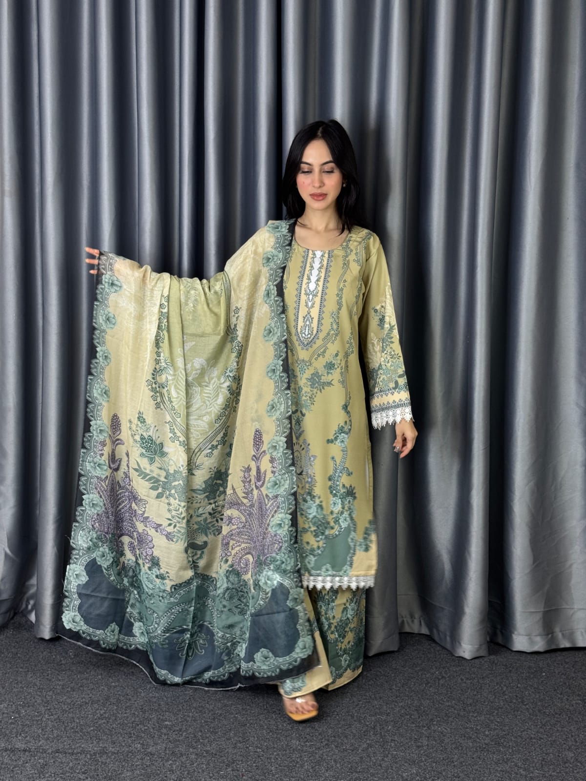 Digital Print Three Piece