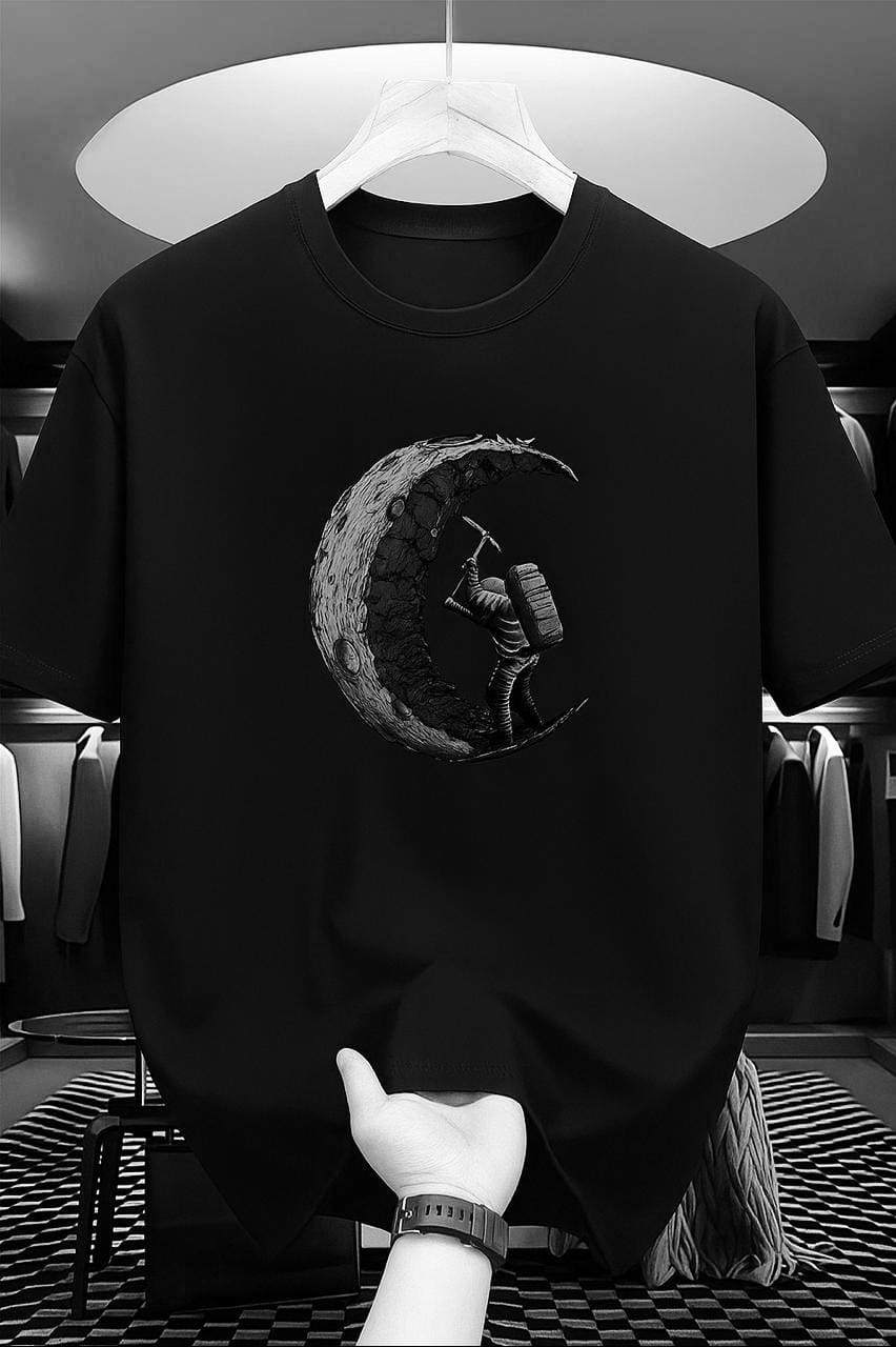 Drop Shoulder Tshirt with DTF Print