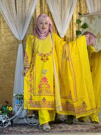 Indian Weightless Georgette Three-Piece