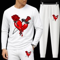 Long Sleeve Drop Shoulder Tshirt and Trouser Set