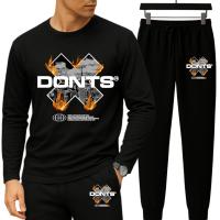 Long Sleeve Drop Shoulder Tshirt and Trouser Set