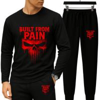 Long Sleeve Drop Shoulder Tshirt and Trouser Set