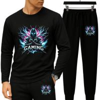 Long Sleeve Drop Shoulder Tshirt and Trouser Set