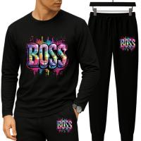 Long Sleeve Drop Shoulder Tshirt and Trouser Set