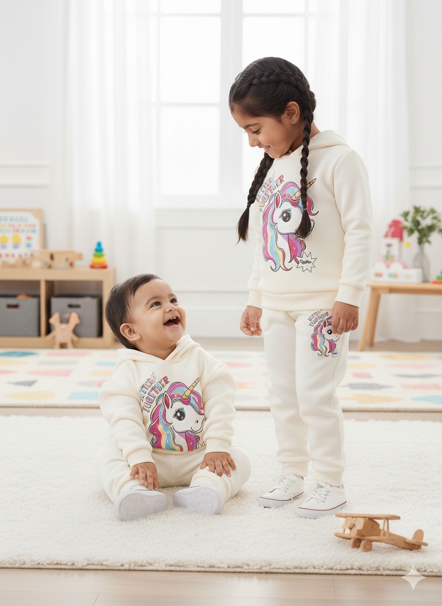 Elegant Stylish Baby Hoodie Set