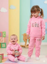 Elegant Stylish Baby Hoodie Set