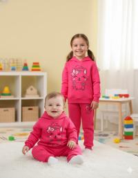 Elegant Stylish Baby Hoodie Set
