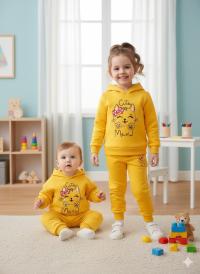 Elegant Stylish Baby Hoodie Set