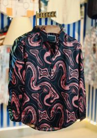 Pure Cotton full Sleeve Check & Print Shirt for Men's