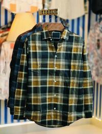 Pure Cotton full Sleeve Check & Print Shirt for Men's