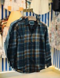 Pure Cotton full Sleeve Check & Print Shirt for Men's