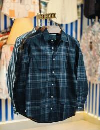 Pure Cotton full Sleeve Check & Print Shirt for Men's