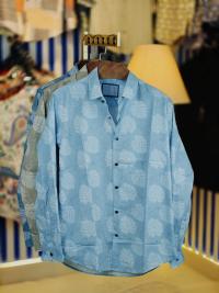 China Pure Black Magnet Cotton Full sleeve Shirt