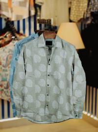 China Pure Black Magnet Cotton Full sleeve Shirt