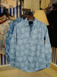 China Pure Black Magnet Cotton Full sleeve Shirt