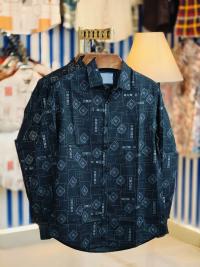 Black Pure Cotton Full sleeve Shirt