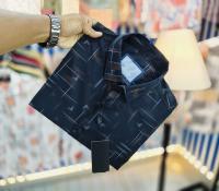 Black Pure Cotton Full sleeve Shirt