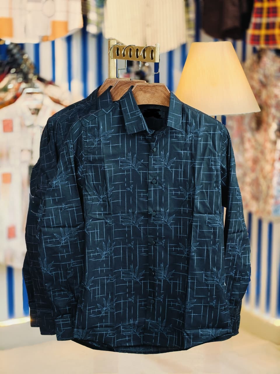 Black Pure Cotton Full sleeve Shirt