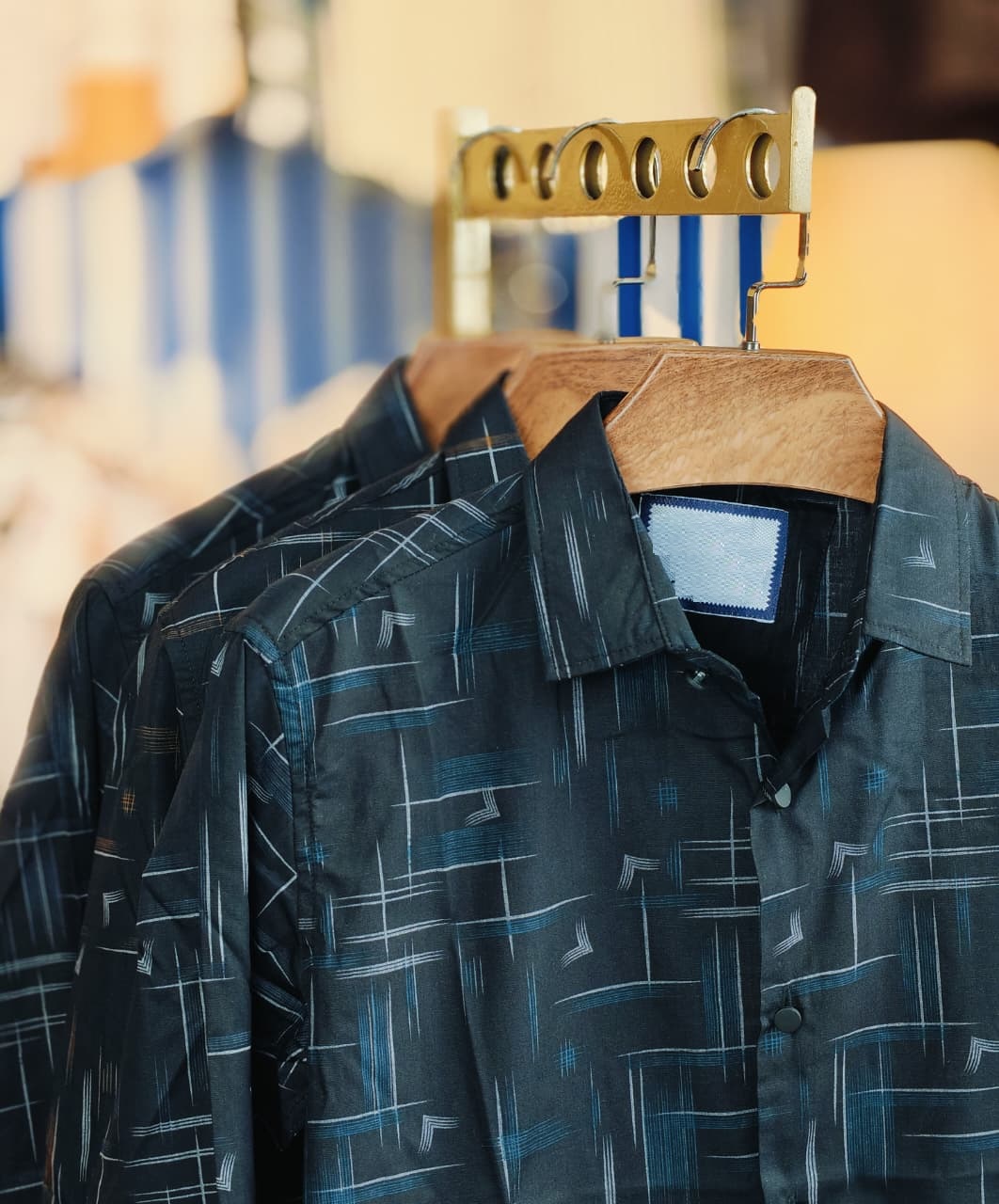 Black Pure Cotton Full sleeve Shirt