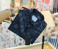 Black Pure Cotton Full sleeve Shirt