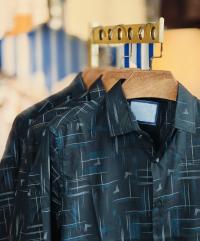 Black Pure Cotton Full sleeve Shirt