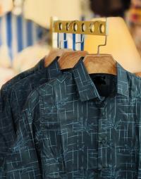 Black Pure Cotton Full sleeve Shirt