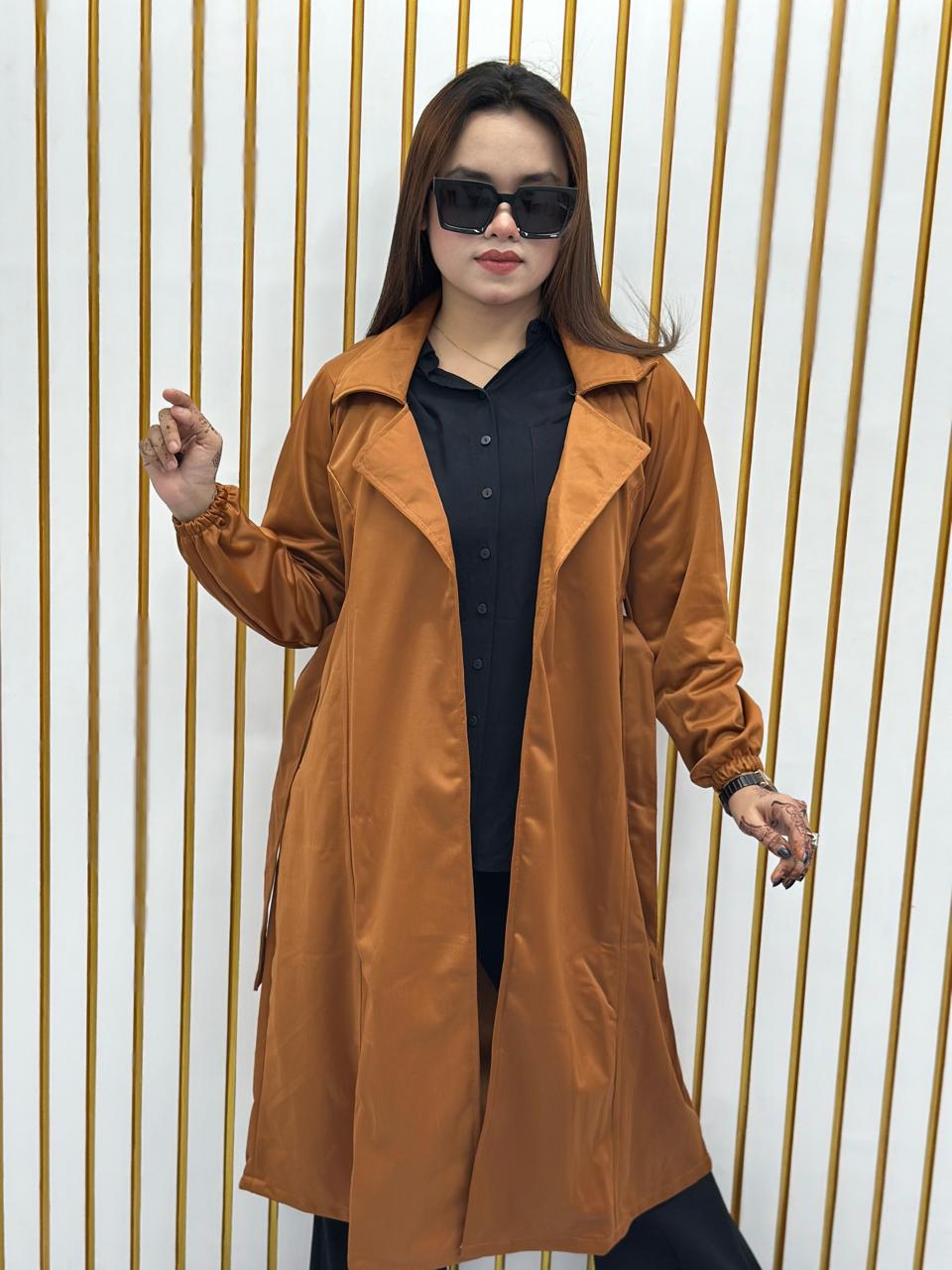 Stylish Ladies Overcoat (Belt System)