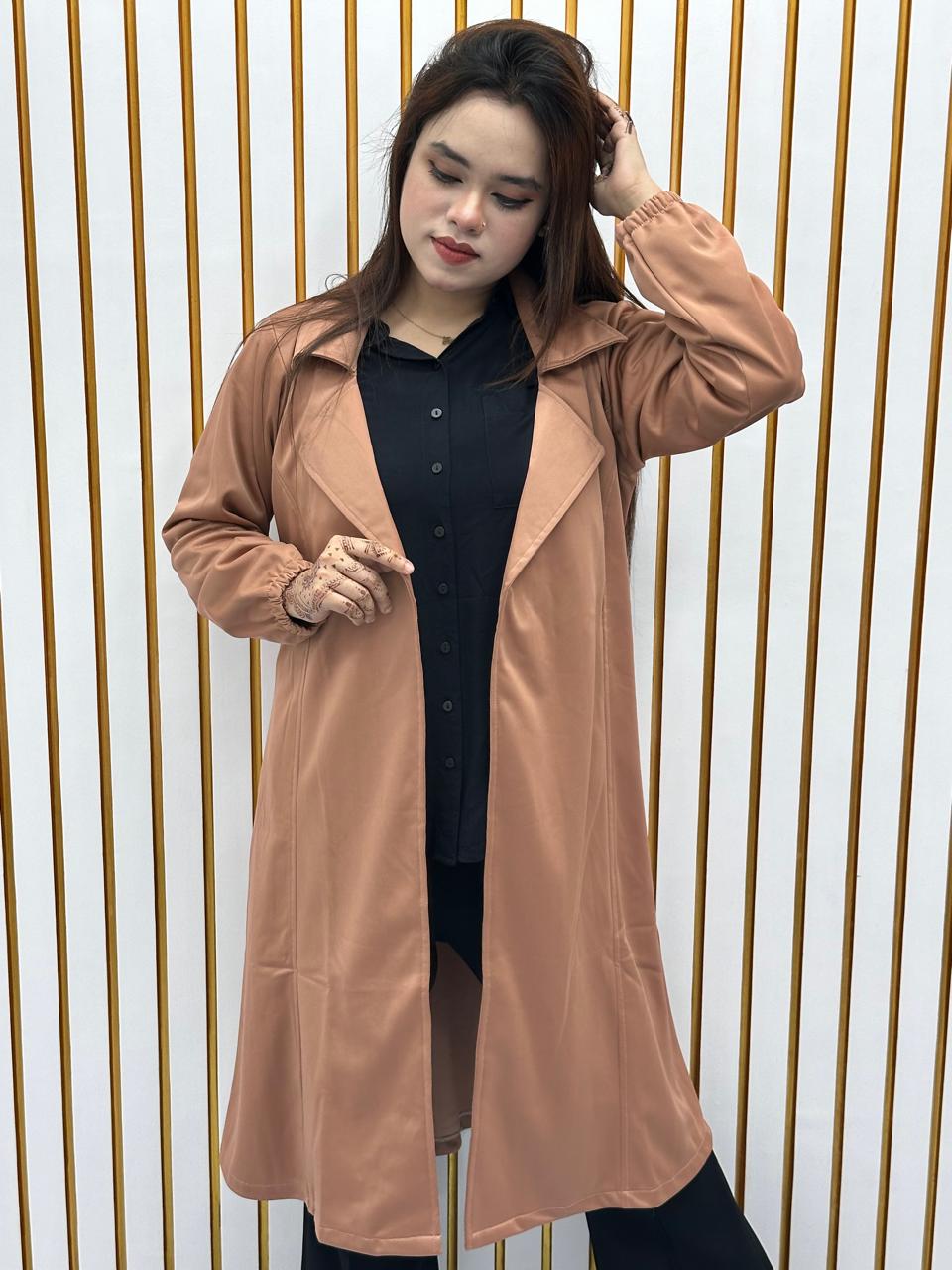 Stylish Ladies Overcoat (Belt System)