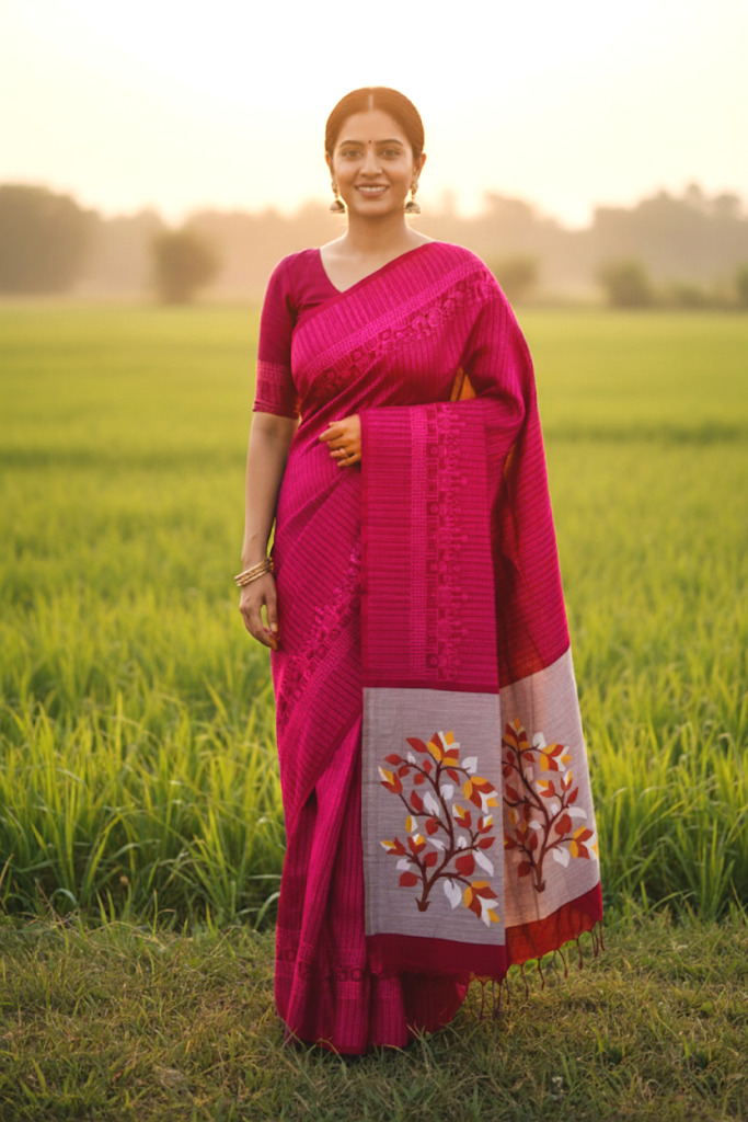Cotton Sharee with Blouse Piece
