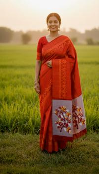 Cotton Sharee with Blouse Piece