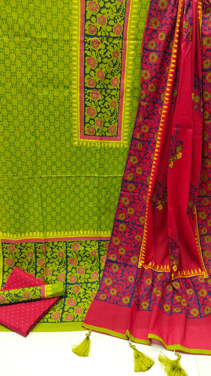 VIP Block Print Three-Piece Set 24015