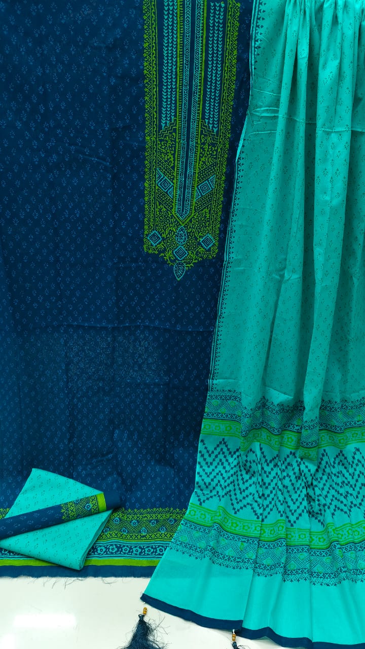 VIP Block Print Three-Piece Set