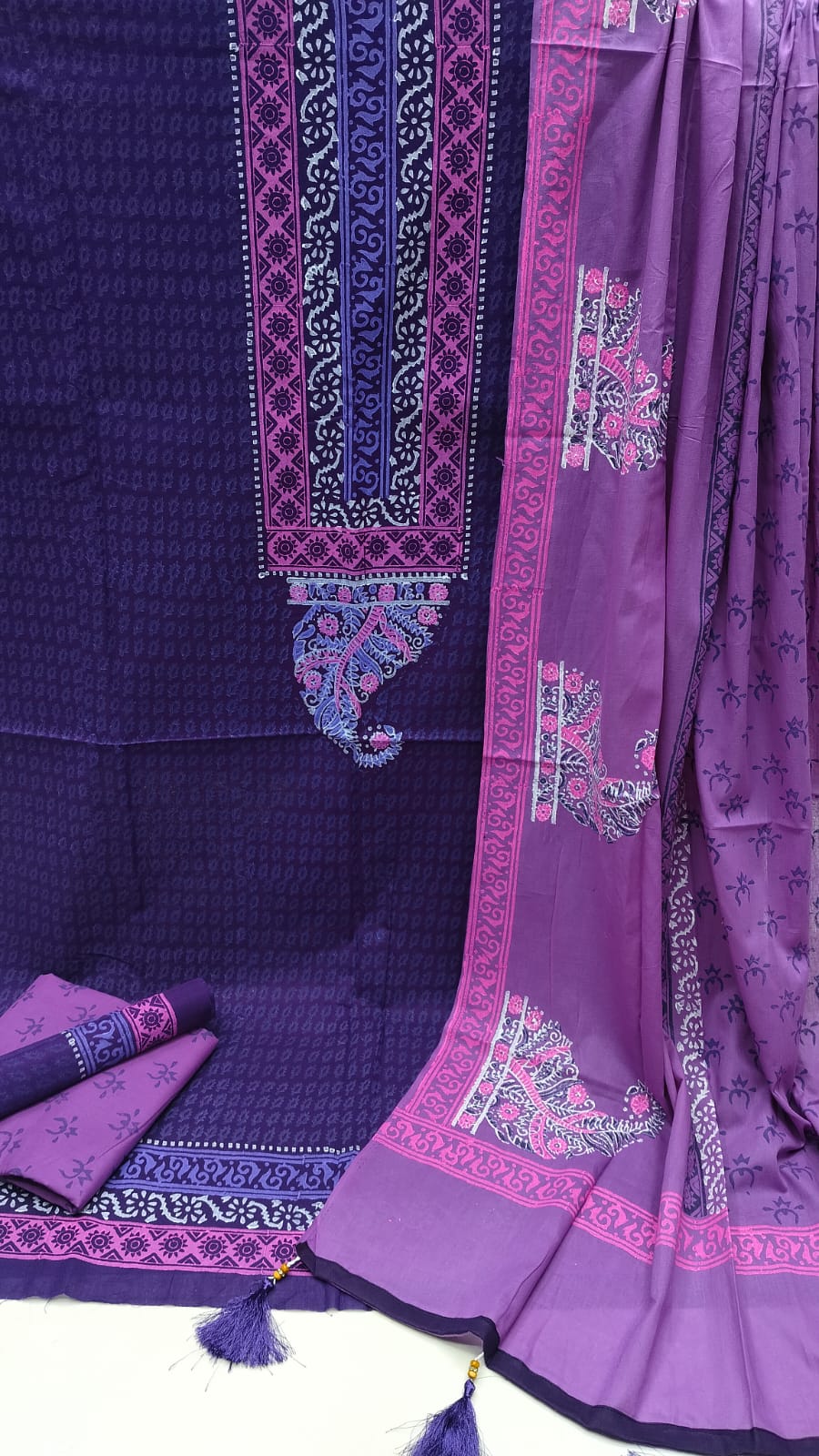 VIP Block Print Three-Piece Set 24015