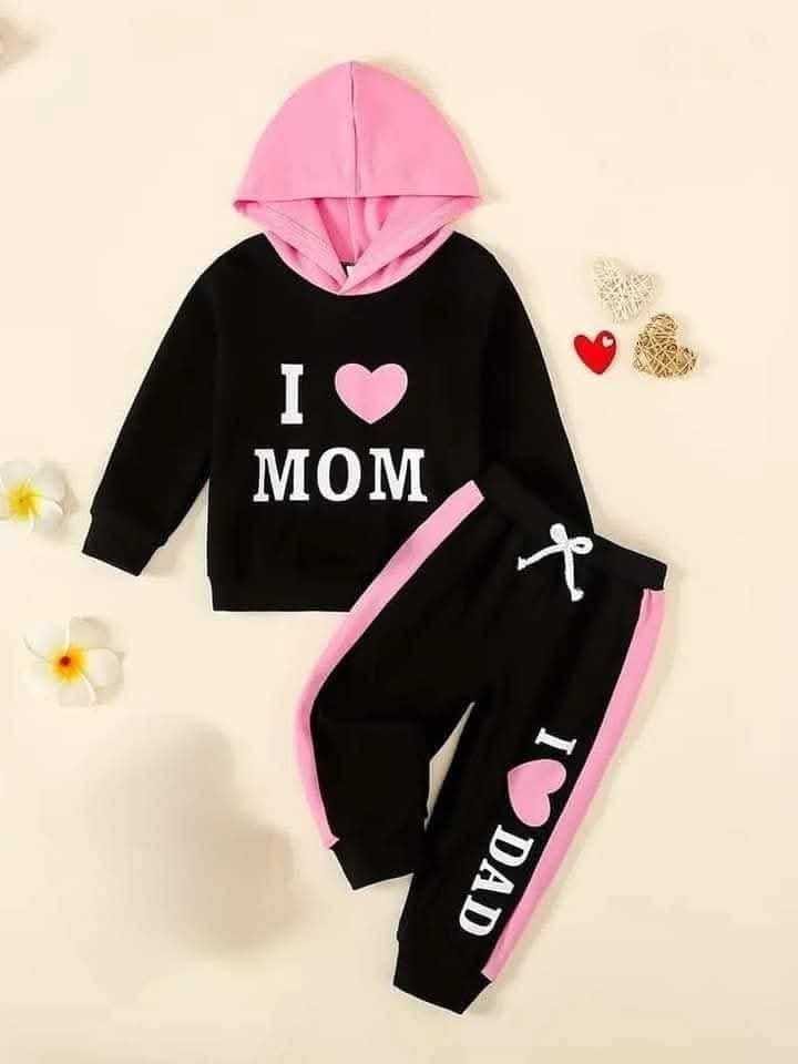Elegant Stylish Baby  hoody  and trouser  Set
