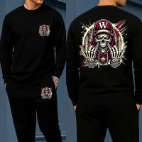 Long Sleeve Drop Shoulder Tshirt and Trouser Set