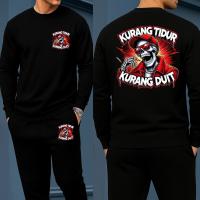 Long Sleeve Drop Shoulder Tshirt and Trouser Set