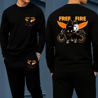 Long Sleeve Drop Shoulder Tshirt and Trouser Set