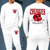 Long Sleeve Drop Shoulder Tshirt and Trouser Set