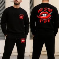 Long Sleeve Drop Shoulder Tshirt and Trouser Set