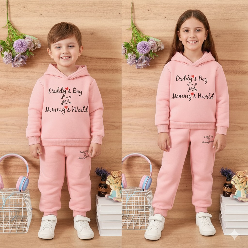 Elegant Stylish Baby Hoodie Set