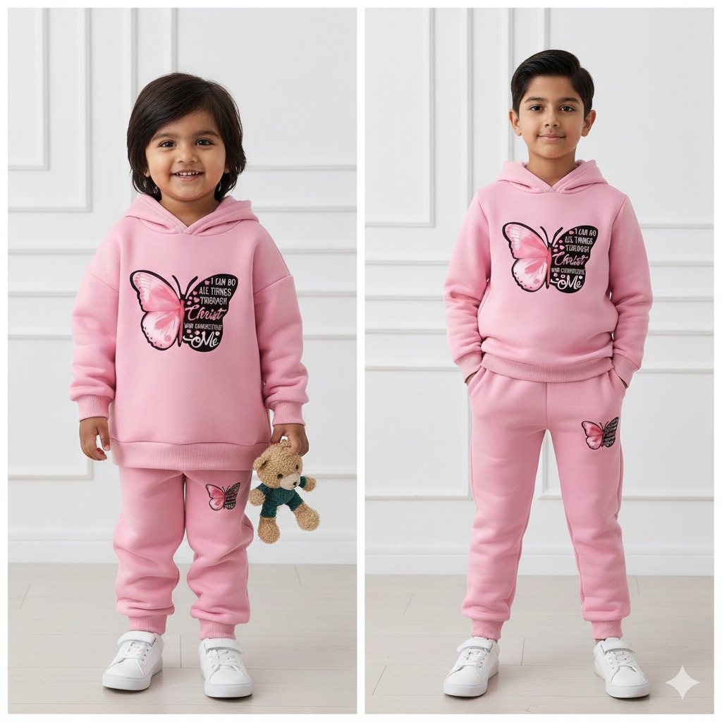 Elegant Stylish Baby Hoodie Set