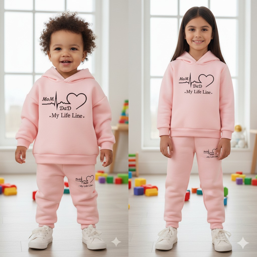 Elegant Stylish Baby Hoodie Set