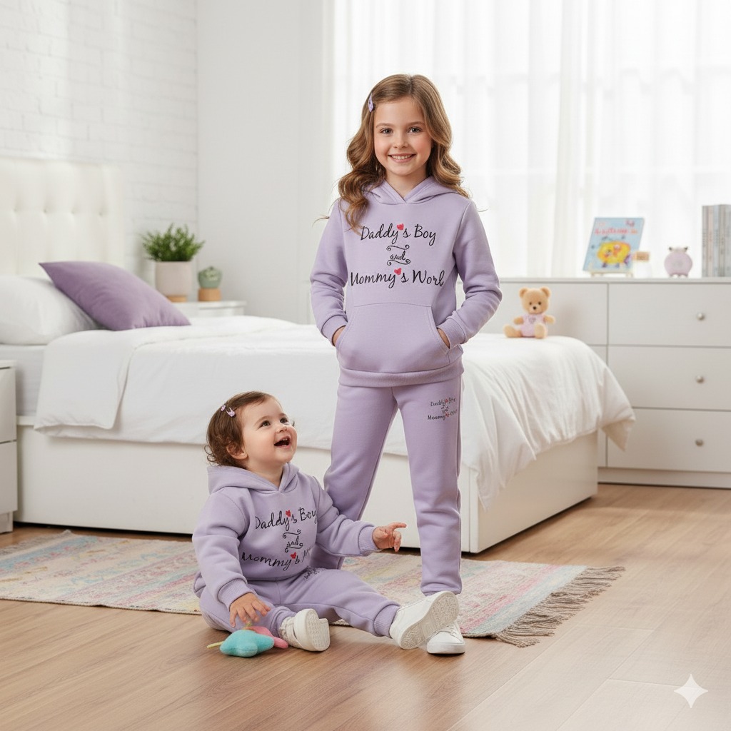 Elegant Stylish Baby Hoodie Set