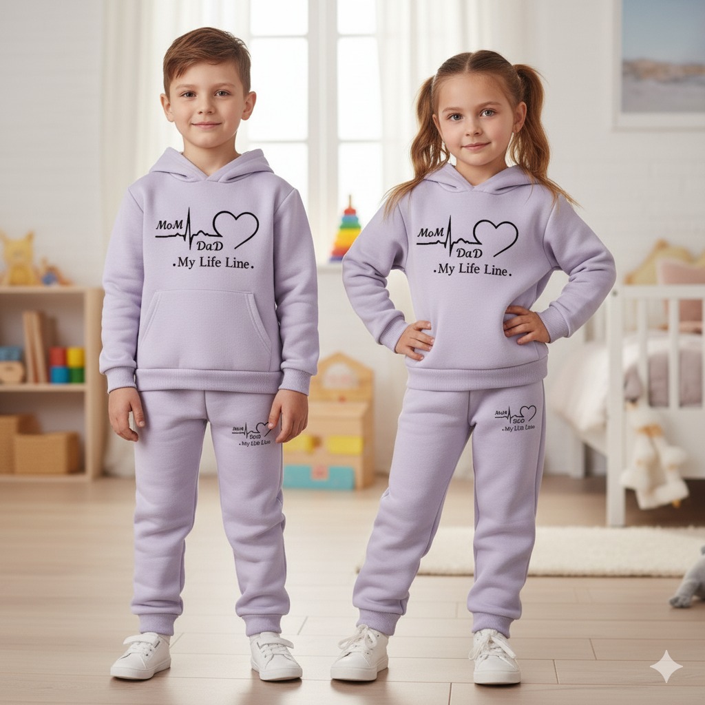 Elegant Stylish Baby Hoodie Set