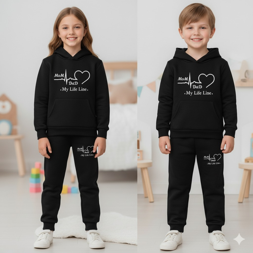 Elegant Stylish Baby Hoodie Set