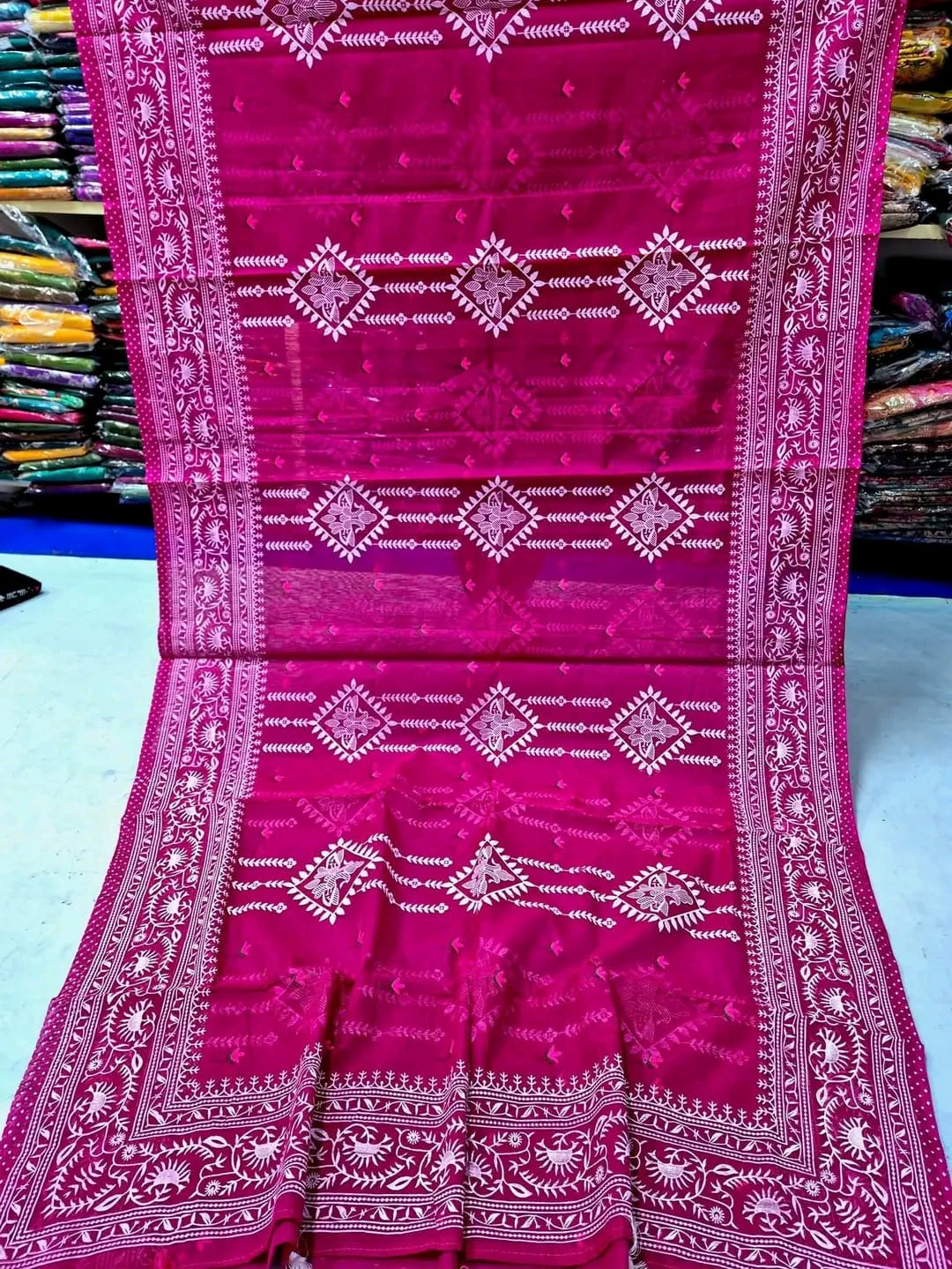 Half silk screen print sharee